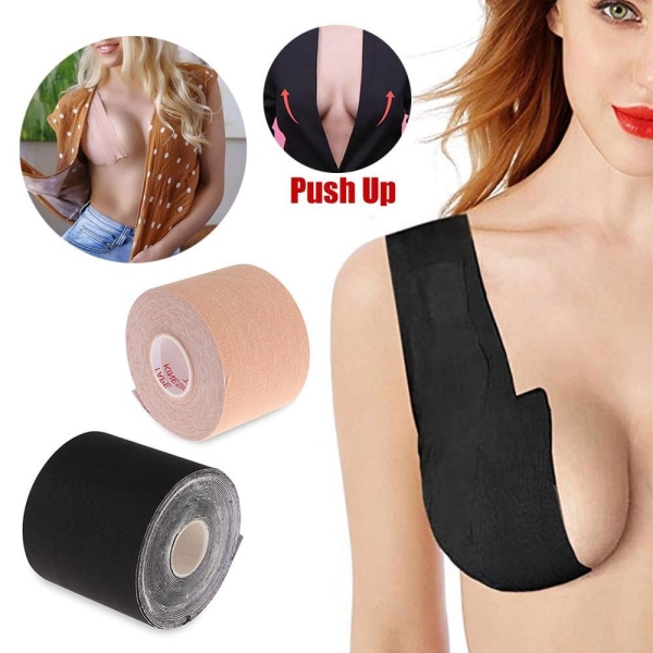 Body Invisible BH Kvinder Nipple Cover DIY Breast Lift Tape beige