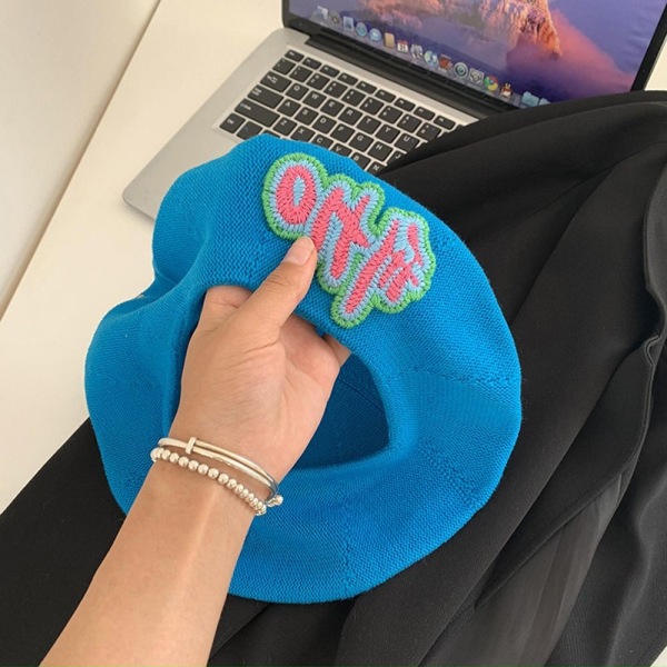 Målare Hatt Kärlek Basker BLÅ Blue
