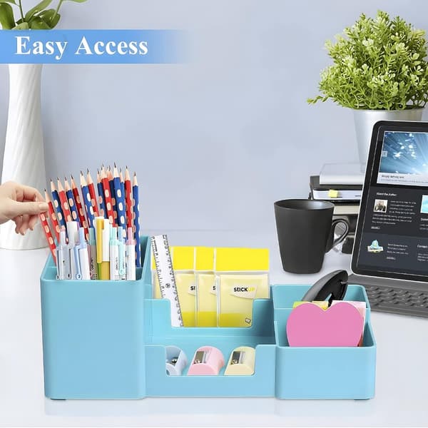 Kynäteline Desktop Organizer Meikkisiveltimen pidike