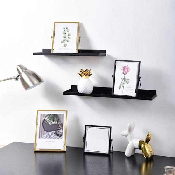Glasfotoram Bildhållare SVART 6IN Black 6in