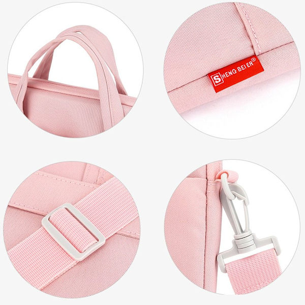 13 14 15 tommers håndveske til bærbar PC ROSA 14 TOMMES Pink 14 inch