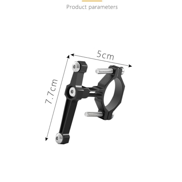 Cykelflaskeholder Konvertering Cykel Vandkopholder SORT black