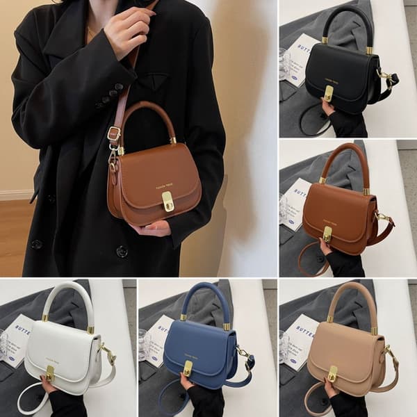 Messenger Axelväska Crossbody Väskor VIT white