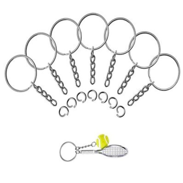 100 stk Nøkkelringer Metall Nøkkelring 100 STK 100pcs