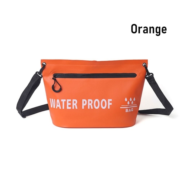 1kpl Dry Bag Travel vetoketjullinen käsilaukku ORANGE ORANGE orange