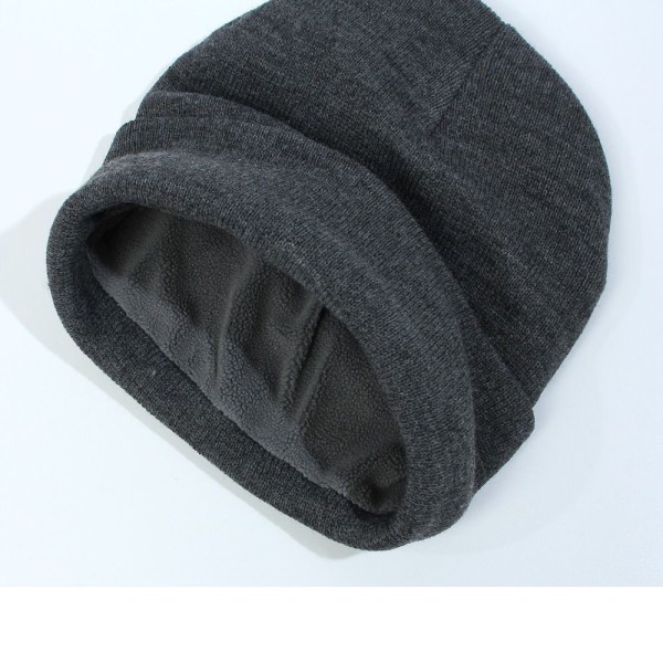 Beanie Hat Cuffed Beanie SORT GRÅ SORT GRÅ Black Gray