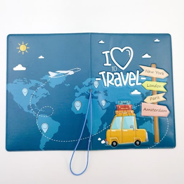 Pass Cover Passport Clip Document Organizer