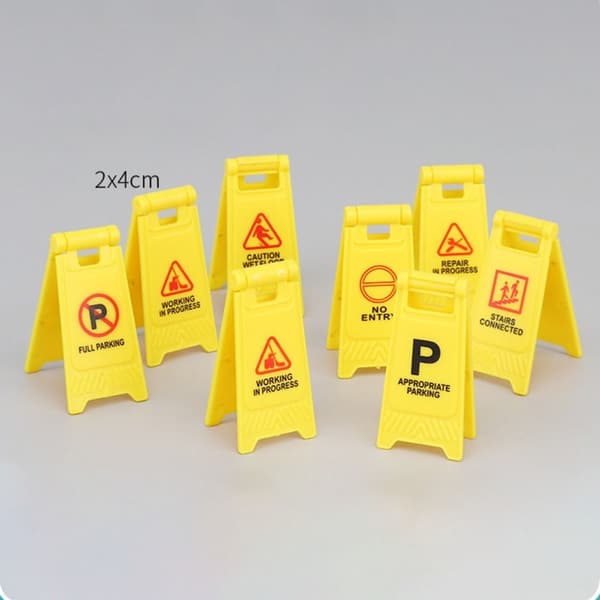24/40/62PCS Mini Traffic Cones liikennemerkit