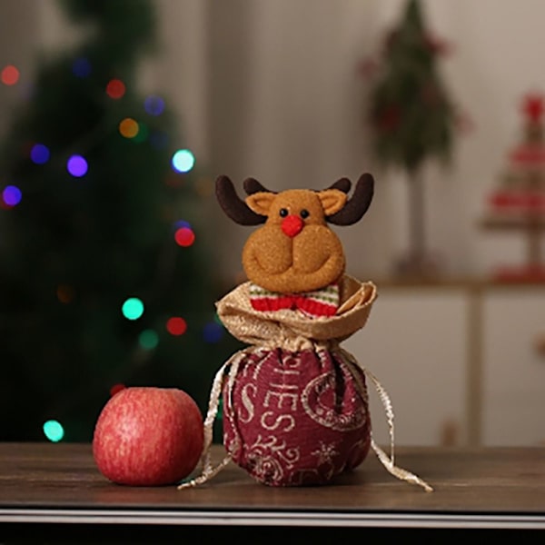 Julklappsdockapåsar Godispåse A A A