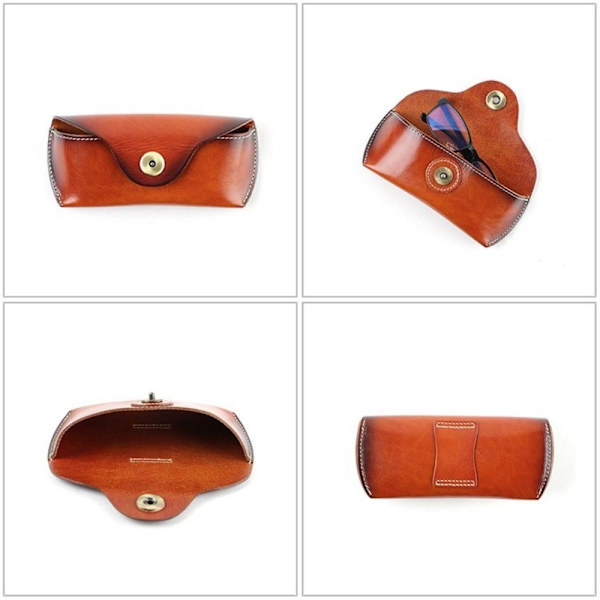 Eye Brille Bag Protector Case KAFFE coffee