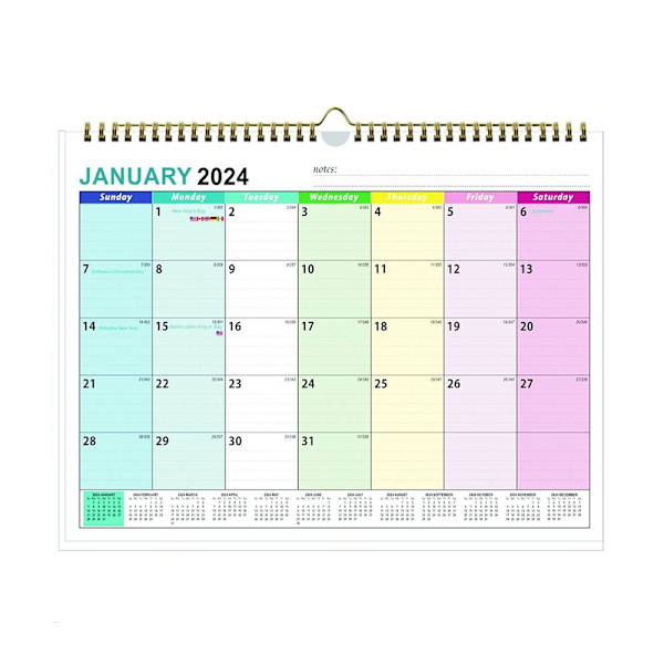 Engelsk Väggkalender Väggkalender 2 2 2