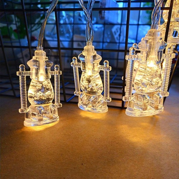 2m 10LED LED String Light Ramadan Lantern MULTICOLOR 2M multicolor Style 1