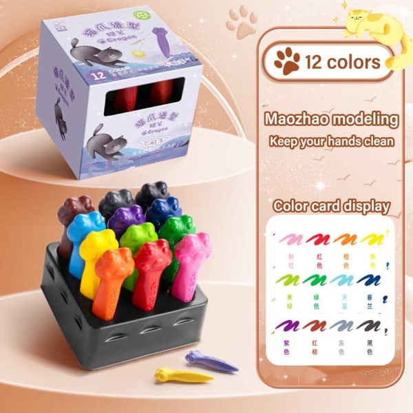 12/24/36 Farger Plast Crayon Color Crayon 12FARGER 12FARGER 12Colors