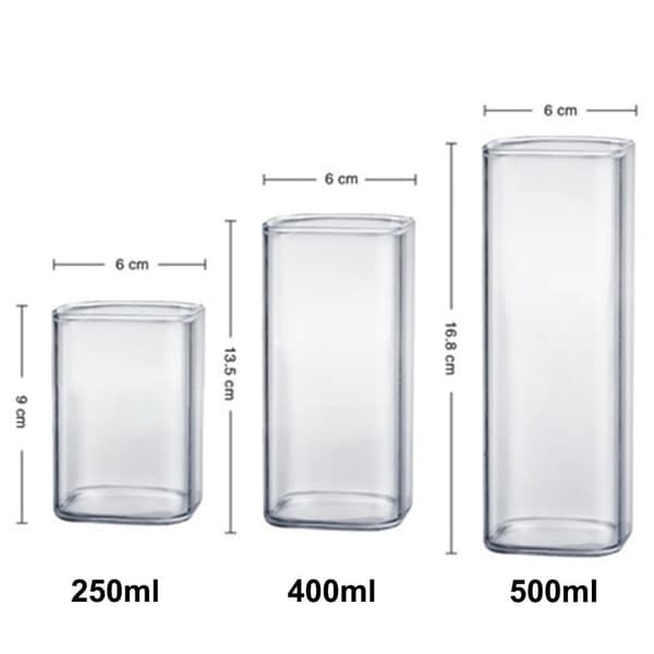 Glaskop Kaffe Te Kop 500ML 500ml