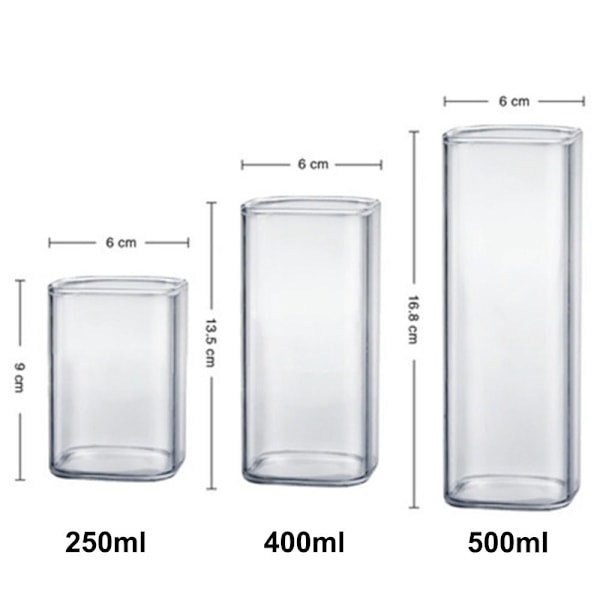 Glaskopp Kaffe Tekopp 250ML 250ml