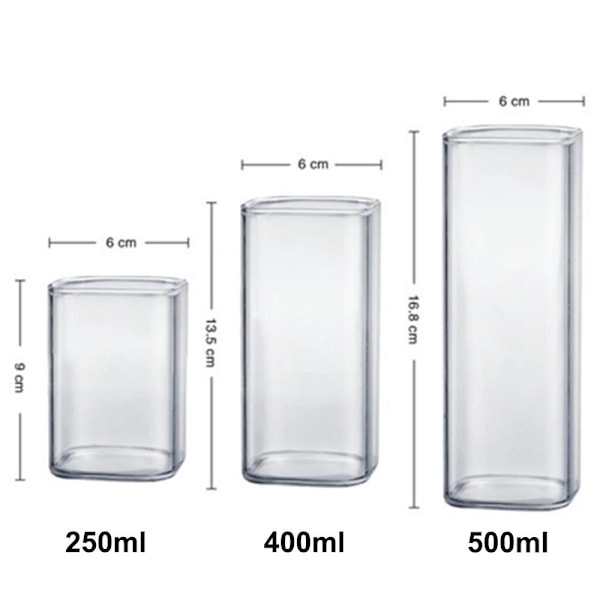 Glasskopp Kaffe Tekopp 250ML 250ml