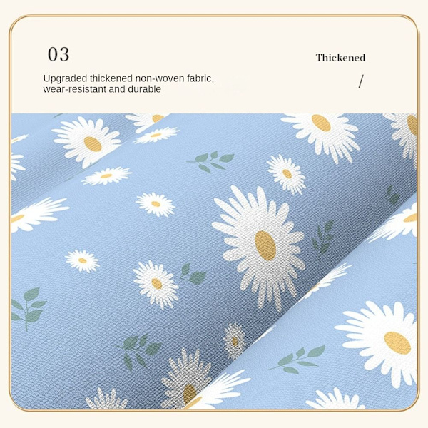 Quilt Opbevaringspose Tøj Opbevaringsspande BEIGE 35X25X20CM beige 35x25x20cm