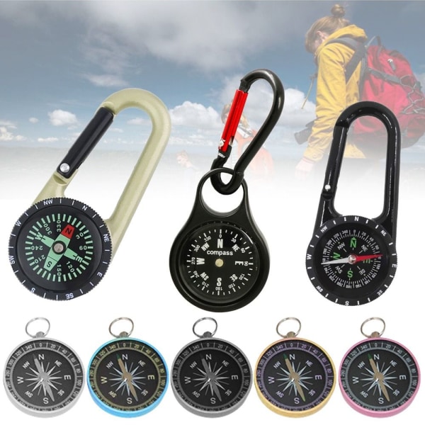 1/2kpl Outdoor Hook Compass Mini Metal Compass 2 2 2