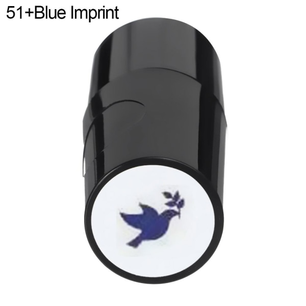 Golf Ball Stamp Golf Stamp Marker 51+BLÅT IMPRINT 51+BLÅT 51+Blue Imprint