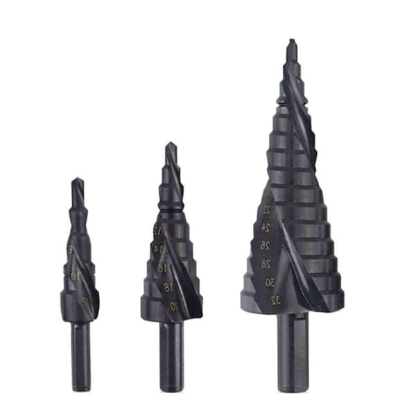 3 STK Step Drill Twist Bit Pagoda Drill