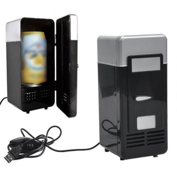 USB Kjøleskap Mini Kjøleskap SVART Black 9a42 | Black | Fyndiq