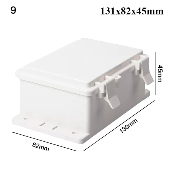 Kapsling Project Case Junction Box 131X82X45MM9 9 131x82x45mm9