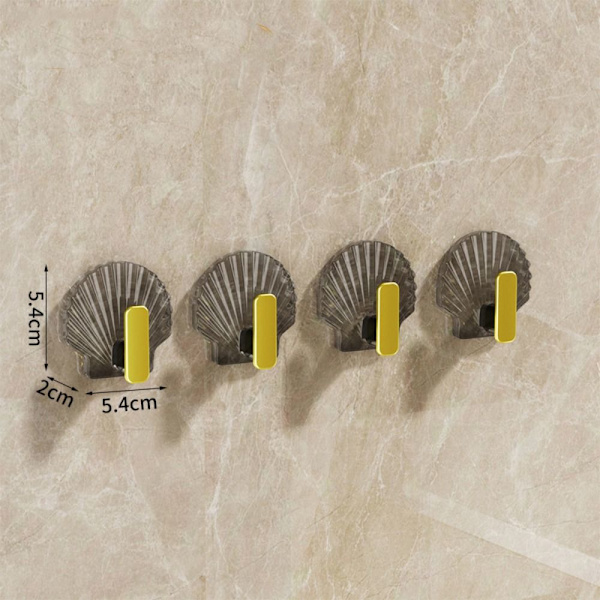Shell Sticky Hook Hangers 02 02 02