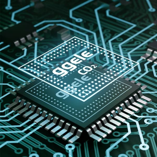 CO2 Detektor WiFi Luftkvalitetsmonitor Kuldioxiddetektor