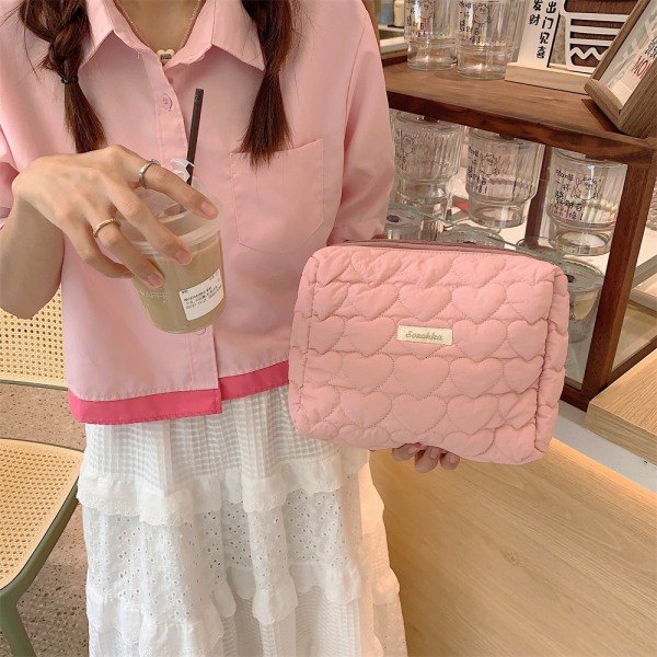 Dragkedja Shopping Handväska ROSA pink