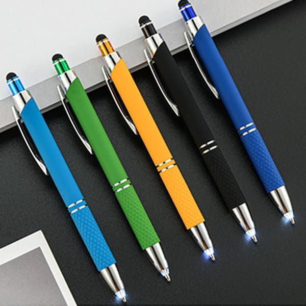 2 STK Multifunktion Pen Kapacitiv Pen SORT Black