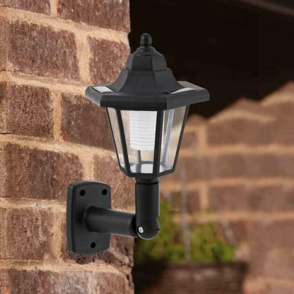 2 stk. sekskantede solcellelamper retro lanterne 2 stk. 2 stk. 2pcs