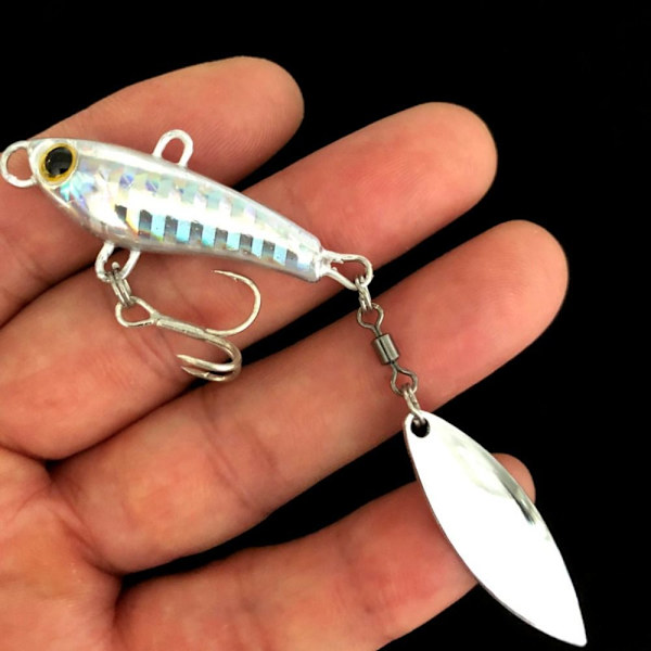 2 st Metal Fishing Bait VIB Lure 10GE E 10gE