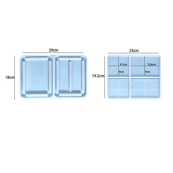 Tissue Box Mold Resin Mold Opbevaringsboks