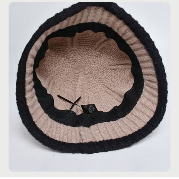 Høst Vinter Lue Strikket Caps BEIGE Beige