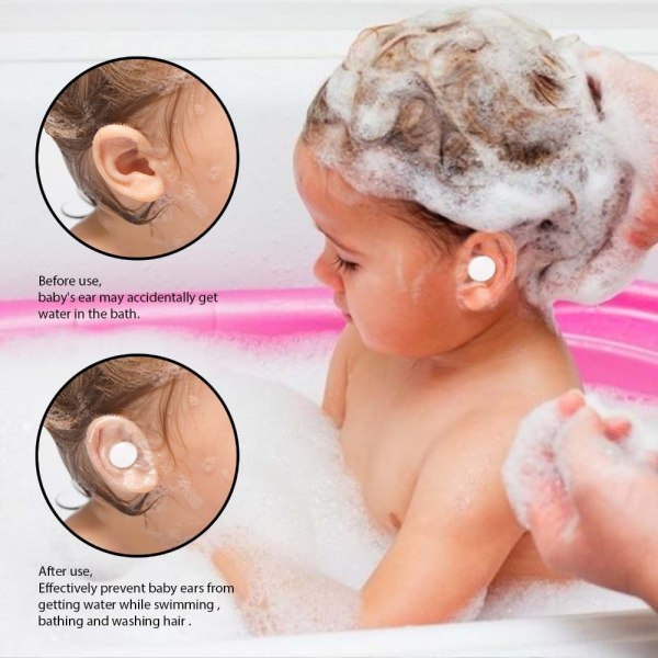 30 stk Baby Shower ørebeskytter vandtæt øreklistermærke øre 30Pcs