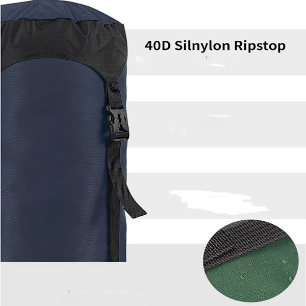 Krympe sovepose Vanntett tørr pose NAVY BLUE M Navy Blue M