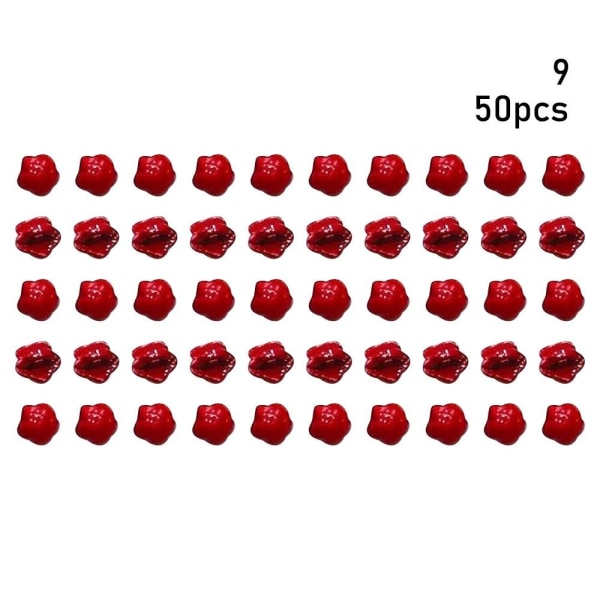 50 stk dukkespenne miniknapper 9 9 9