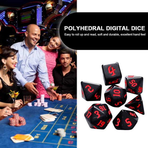 7kpl/ set DND Dice Polyhedral Dice WHITE White