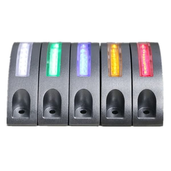 Solar Road Stud Light Trafikmarkeringsljus VIT BLINKAR VIT White flashing