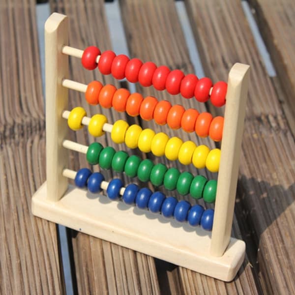 Trä Abacus Beräkningspärla PLASTPÄRLOR PLASTPÄRLOR plastic beads