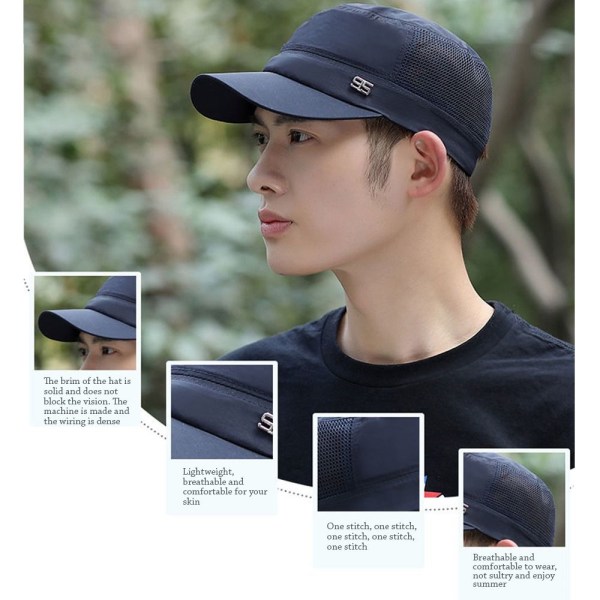 Army Hat baseball- cap TUMMANHARMAA Dark grey