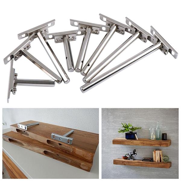 Hyllyteline Hyllytuki 3 TUUMAA KUUSIkulmainen 3 inchHexagonal