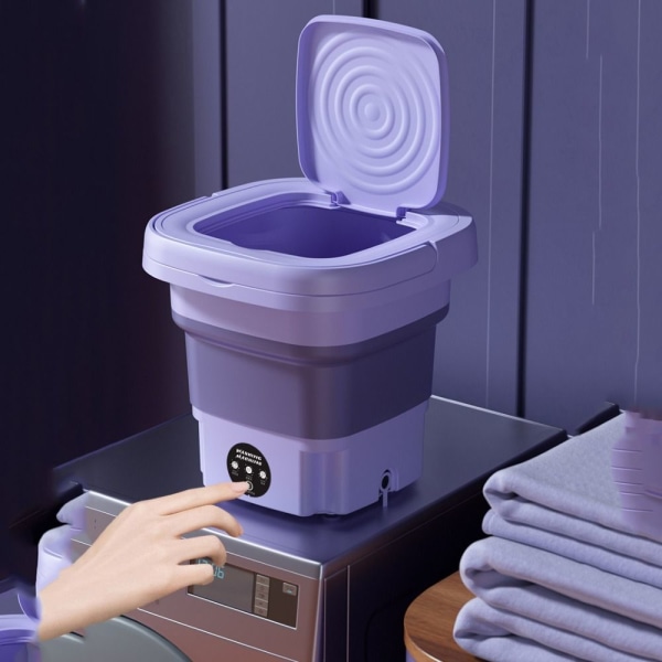 Sammenleggbare Vaskemaskin Vaskemaskiner LILLA EU EU purple EU-EU