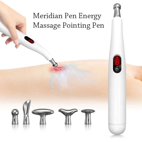 Elektronisk Akupunktur Pen Massager GENOPLADELIG GENOPLADELIG