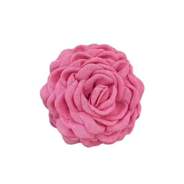 Rose Krabbe Blomst Hårklemme ROSA 9CM pink 9cm