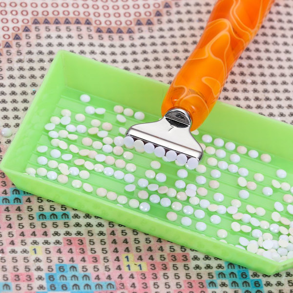 Harts diamond painting penna legering ersättning pennhuvuden Green-Rose Gold