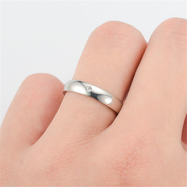 Parring Minimalism Ringar Zircon SILVER 7 silver 7