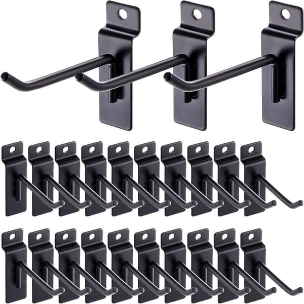 32stk 4'' Slatwall Kroker Slat Wall Tilbehør Slatwall Panel
