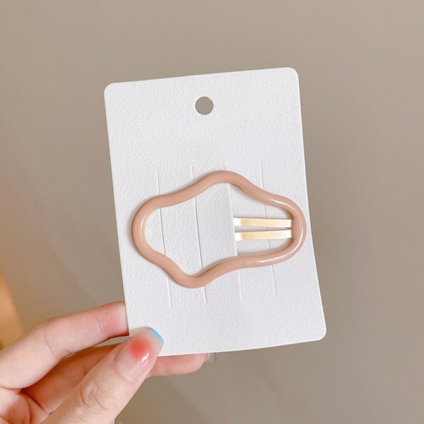 3/5 kpl pilvenmuotoiset ontot klipsipuolen hiusklipsit 3 kpl KHAKI 3 kpl 3PCS khaki