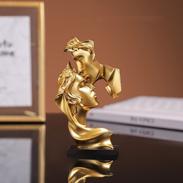 Lovers Statue Kyssing Posture GRADIENT GRADIENT Gradient